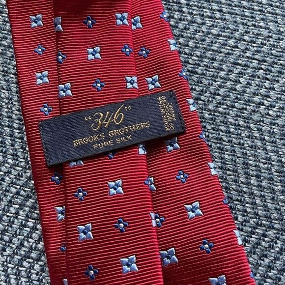 🌸clearance Brooks Brothers pure silk men's tie - Picture 3 of 3